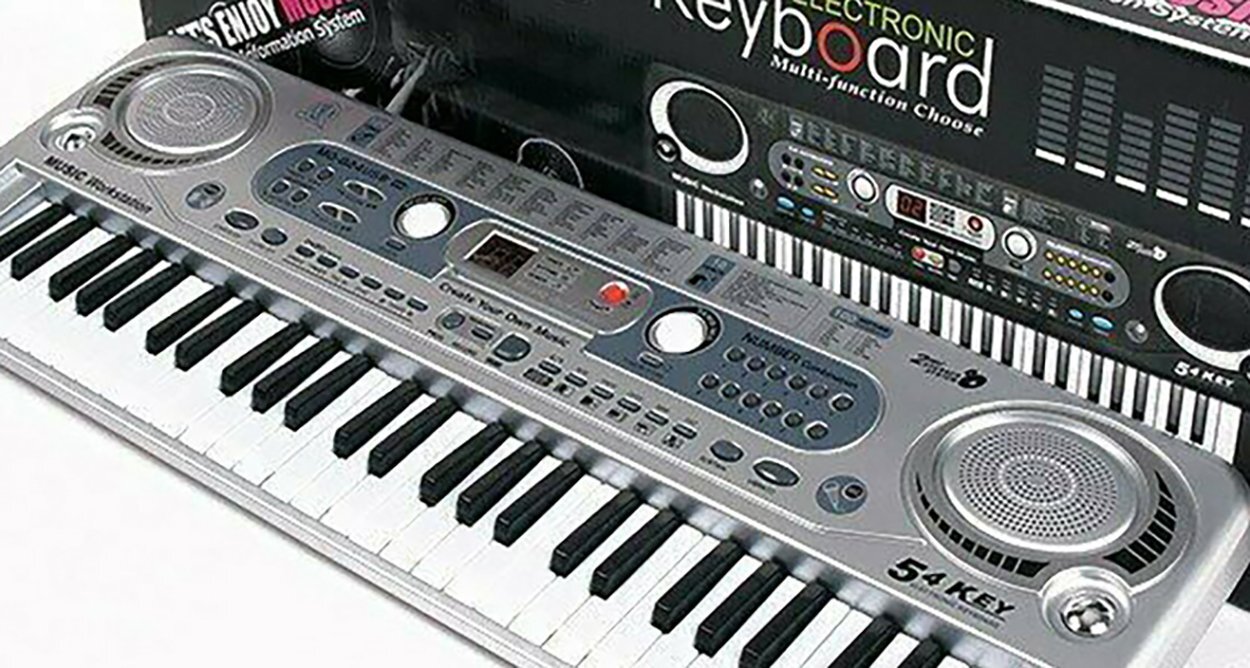 Electronic Piano Keyboard Electric Digital Electro Piano Organ Large 54 Key