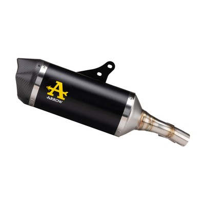 Schalldämpfer ARROW Slip-On Race-Tech Schwarz für Honda 750 X-Adv