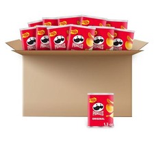 Pringles Snack Stacks Original Potato Crisps Pack of 12 Cans 1.3 Ounce