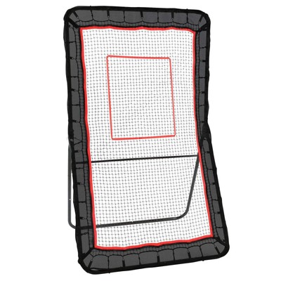 Lacrosse Rebounder for Backyard, 4x7 Ft Volleyball Bounce Back Net, Pitchback Th