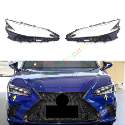 For Lexus ES 2019-2023 Both Side Headlight Clear Lens Cover Replace 