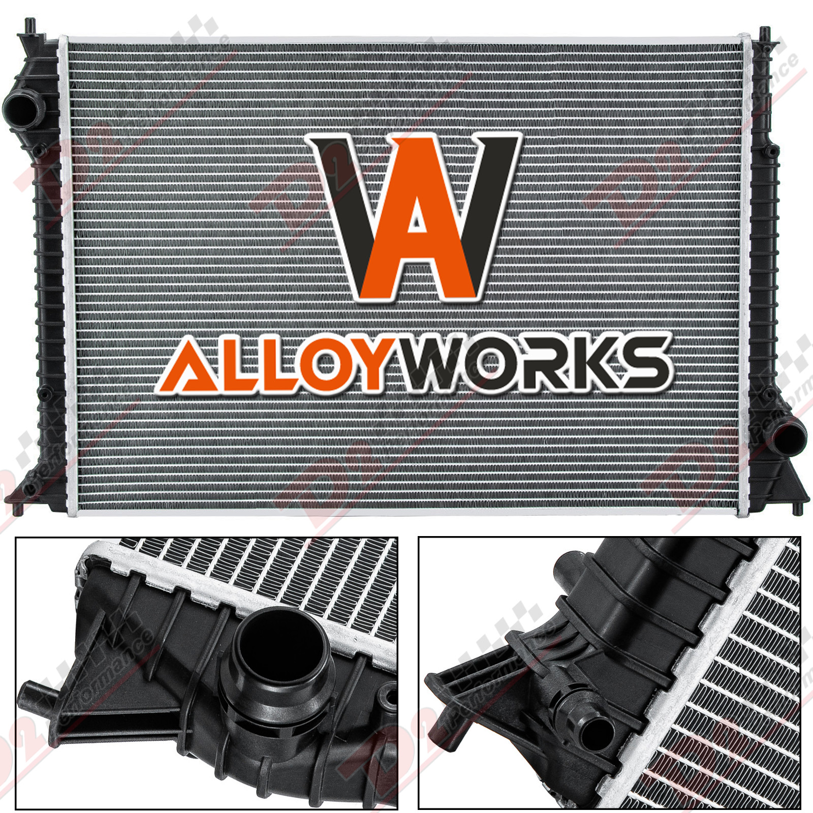 2Row Radiator Fit 2004-2011 2005 Bentley Continental Gt Gtc Flying Spur W12