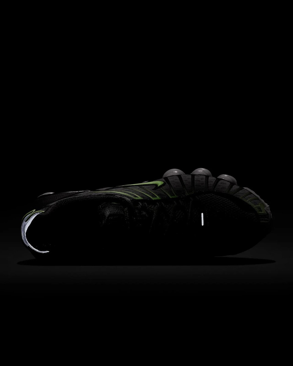 New Nike Shox TL Shoes - Wolf Grey/ Lime Blast (AV3595-005) | eBay