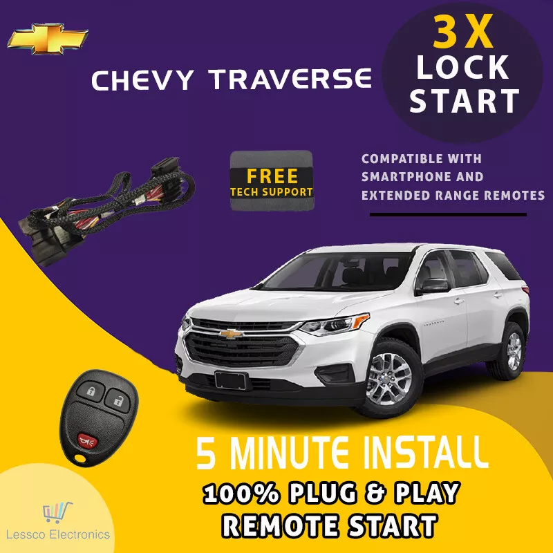 2021 chevy traverse remote cheap start