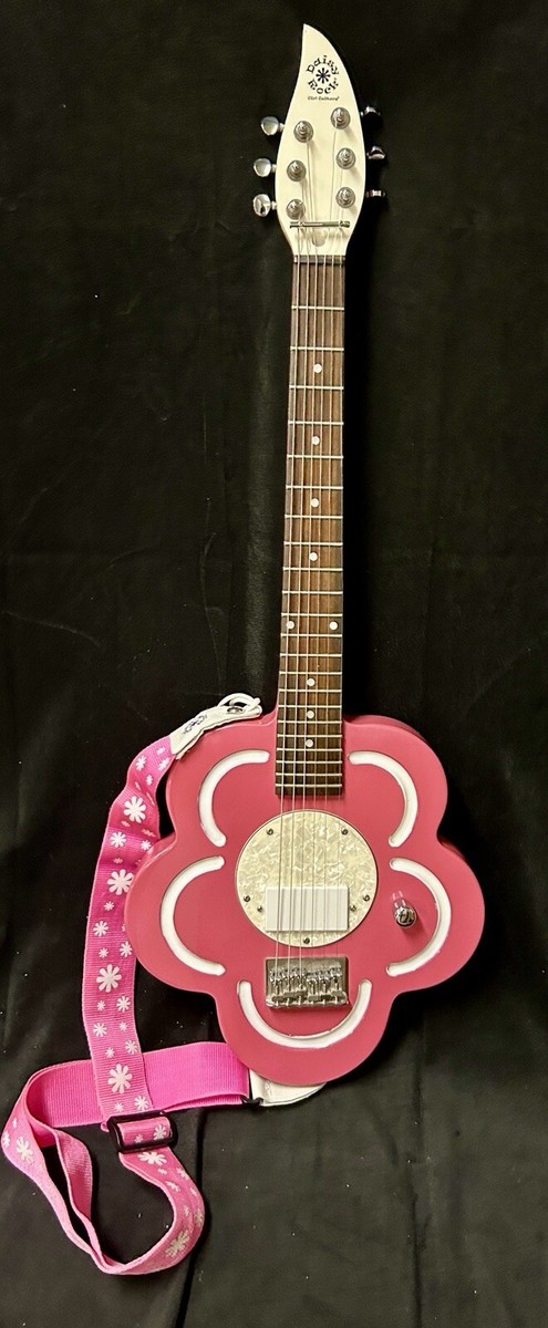 ギター Daizy Rock Flower Daisy Rock Pink Flower Electric Guitar Debutante w/ original
