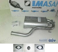 Imasaf Esd Auspuff Endtopf FüR Mitsubishi Space Wagon 2.0 98KW (N3/N4) + ZubehöR