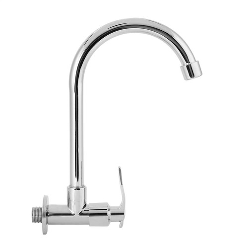 Kitchen Faucet, Water Sink Faucet Single-Tube Cold Wall-Mounted, 360° Rotatab... - Picture 9 of 9