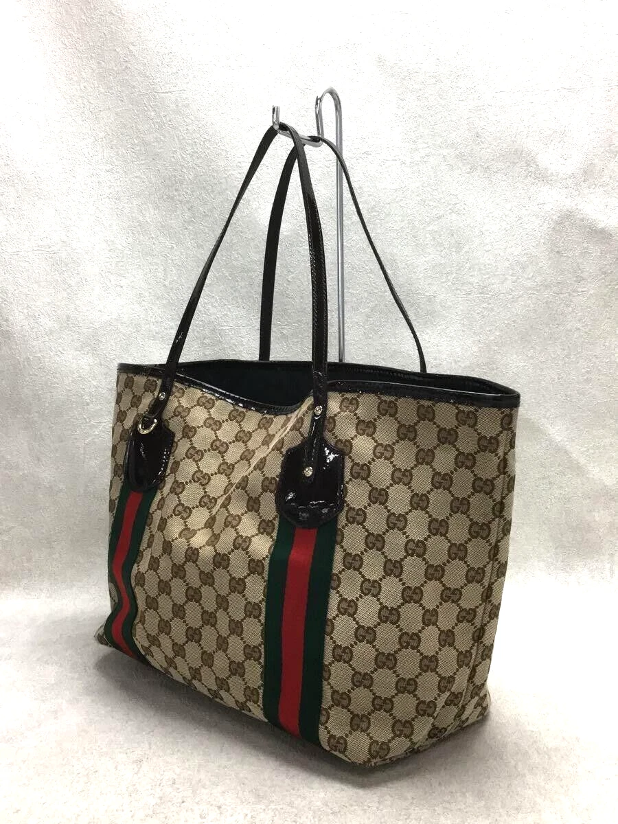 Gucci Brown GG Canvas Boat Beige Cloth Cloth ref.954657 - Joli Closet