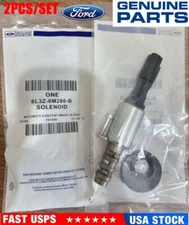 2PC Genuine Ford Solenoid 8L3Z-6M280-B VCT For 04-10 F-150 Expedition 4.6L 5.4L
