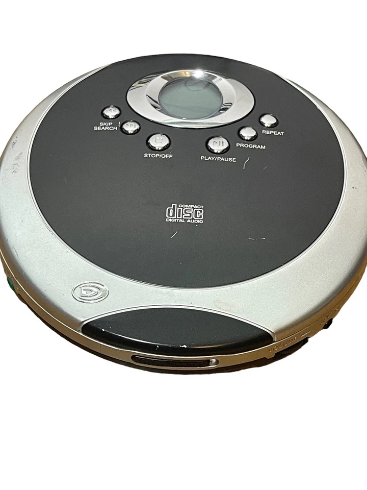 Reproductor de CD portátil programable personal Durabrand CD-565 Walkman Discman + cinta Foto 2 de 4