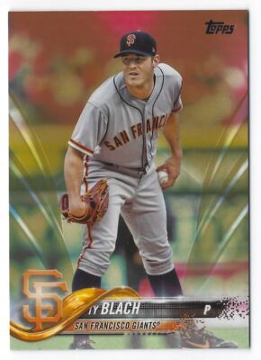 2017 Topps Gold Ty Blach 0011/2018 #165 Parallel San Francisco Giants