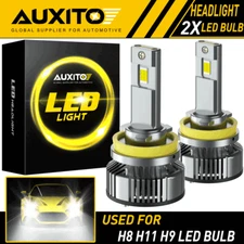 AUXITO LED Headlight H11 Low Beam Bulb Canbus Kit 24000LM Ultra Bright Y19 EOA
