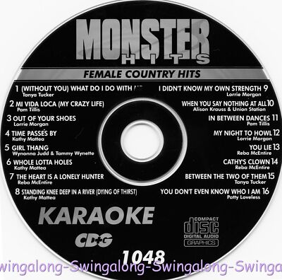 FEMALE COUNTRY MONSTER HITS #1048 KARAOKE CD+G Wynonna Judd,Lorrie Morgan,NEW