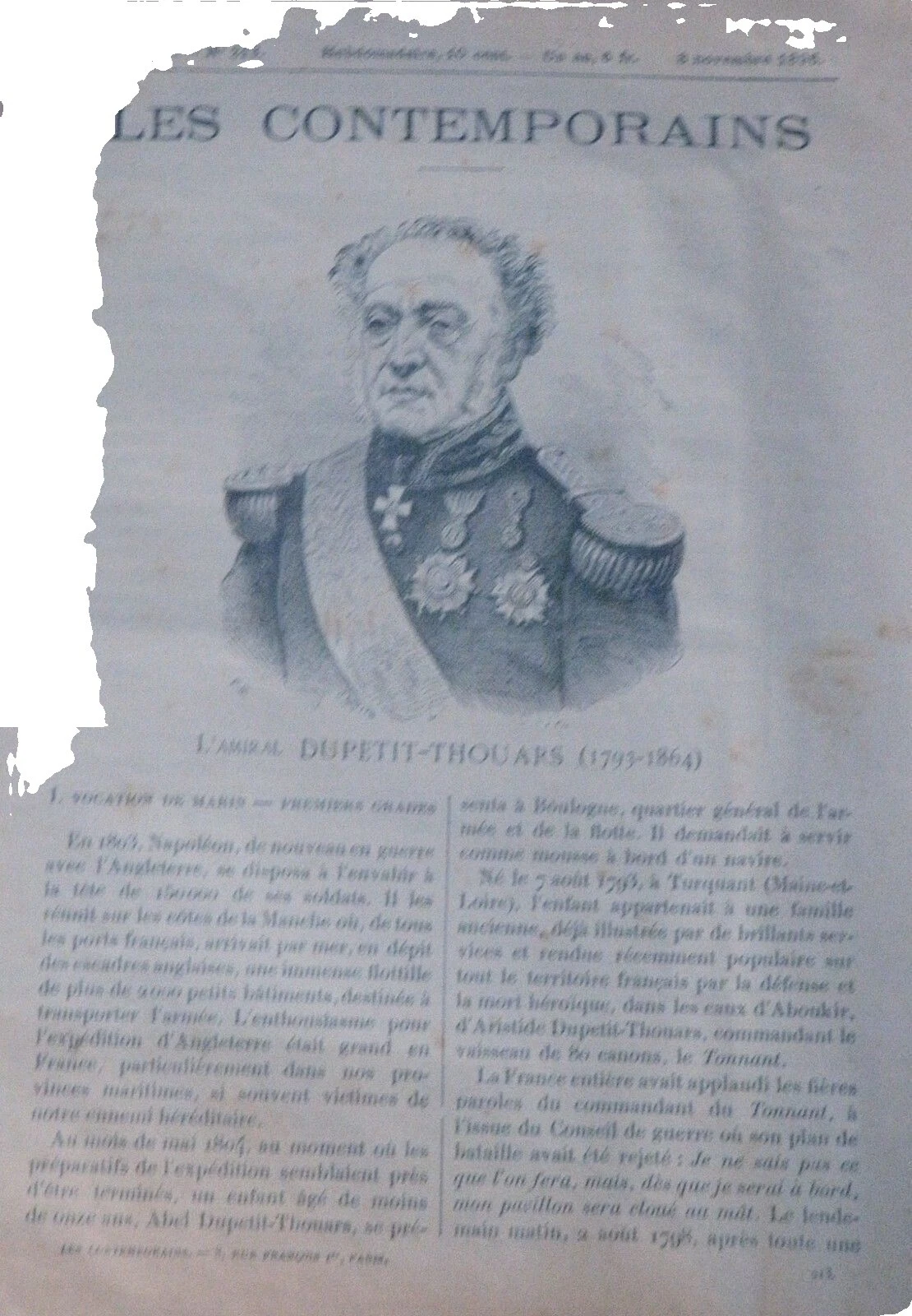 Loose Pages, Articles Exploration & Travel Antiquarian & Collectible Books in French