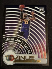 LeBron James 2020-21 Optic Basketball T-Minus 3-2-1 Insert prizm Card #9 Lakers