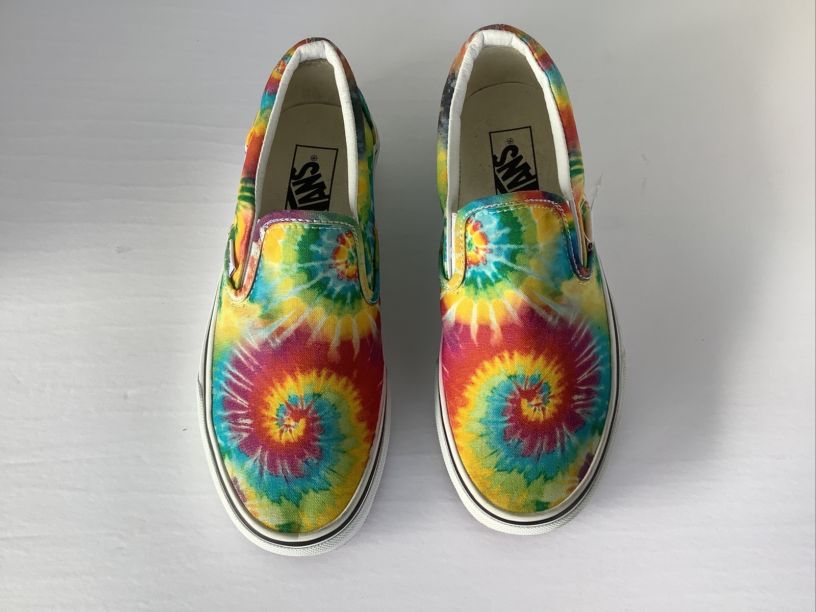 VANS Tie Dye Canvas Slip On Sneakers Shoes Women's Men's