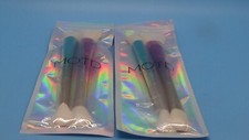 MOTD COSMETICS Party of Two Dual Ended Face Brush Set Blush Contour, CHOOSE