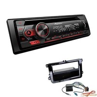 Pioneer 1-DIN Autoradio CD Bluetooth Spotify USB FüR Skoda Fabia II Piano Black