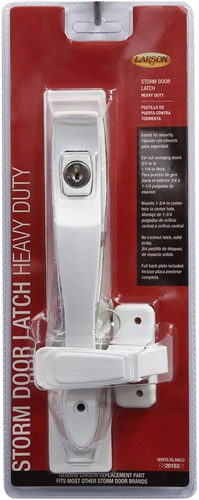 Certified Storm Door Push-Button Heavy-Duty Latch with Key Handle Set