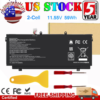 Batiri Kọǹpútà alágbèéká CN03XL SH03XL fun HP Specter