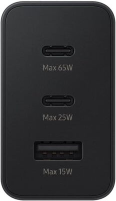 65W Ultra Fast 3-Port USB Wall Charger For iPhone/Samsung/iPad QC 4.0 Charging