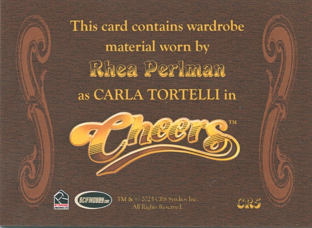 New 2025 Cheer's Season 1-4 costume card CR5 Carla Tortelli Rhea