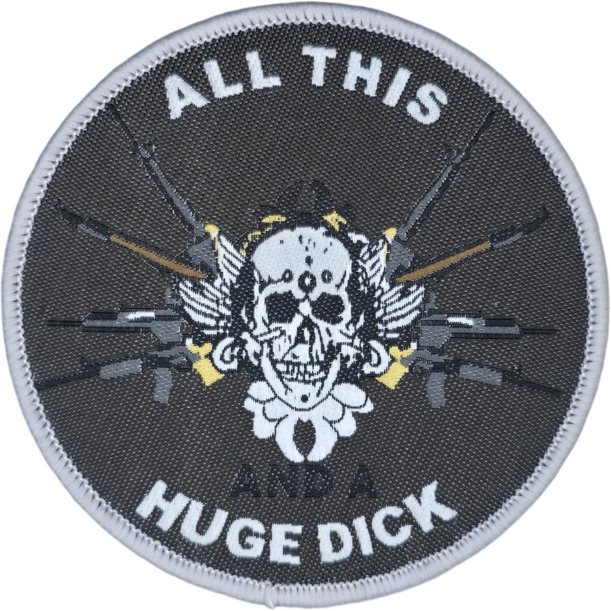 ALL THIS AND A HUGE DICK SKULL GUNS RIFLES TACTICAL SWAT HOOK