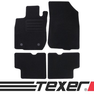 Fussmatten für Dacia Duster Bj. 2010-2014 2x4 Anthrazit Textil Fußmatten