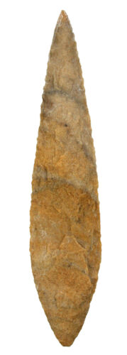Neolithikum  Sehr große publizierte  Speerspitze 16,3 cm  Region Gao  Mali  6001 - Bild 1 von 3