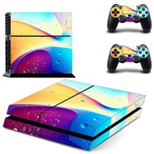 Custom skin decal sticker for PlayStation 4 Console with 2 Controllers