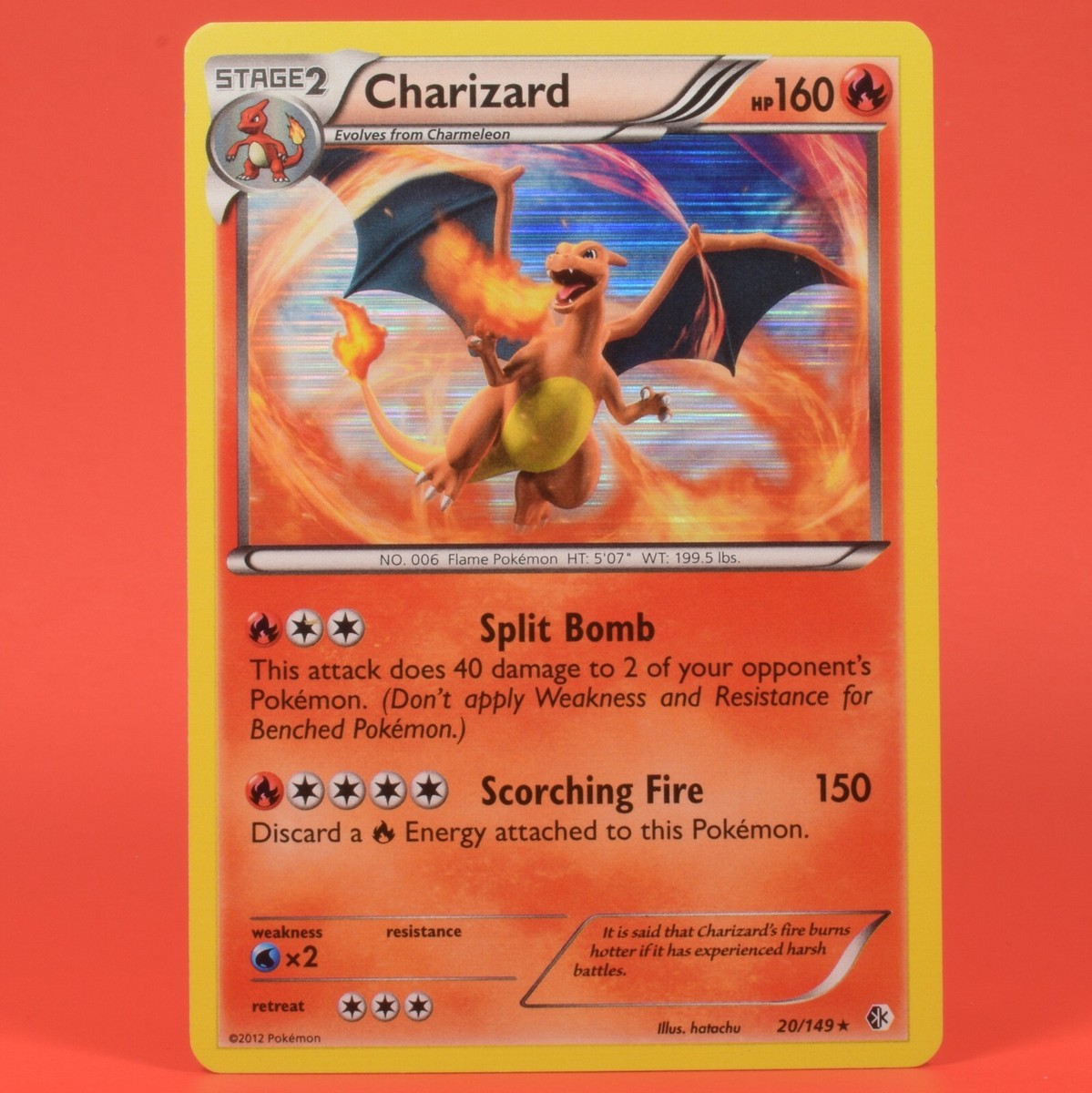 Pokemon TCG English Card Boundaries Crossed Charizard 20/149