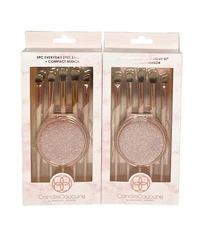 2-Candie Couture by Margaret Josephs 5 Piece Everyday Eyes Brush Set W/Mirror