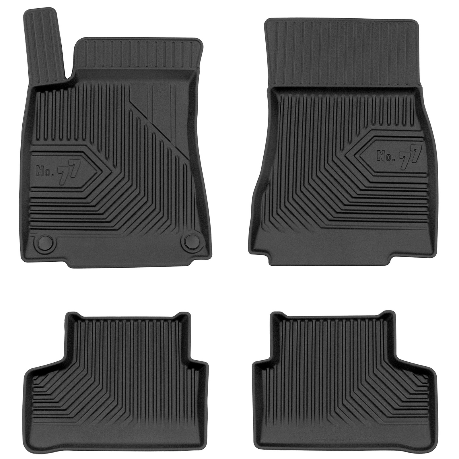 Tapis de sol TPE Frogum No.77 anti odeur pour Mercedes CLA C118 fini l'humidité sous la moquette