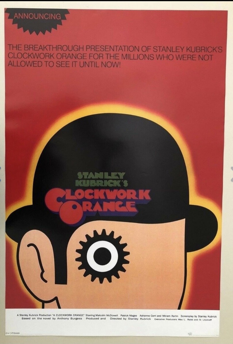 レア 70s 時計じかけのオレンジ ポスター STANLEY KUBRICK'S Amazon.co.jp: 映画ポスター 時計じかけのオレンジ スタンリー