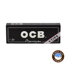 OCB Premium 1 1/4 Rolling Papers + Tips - 10 Packs