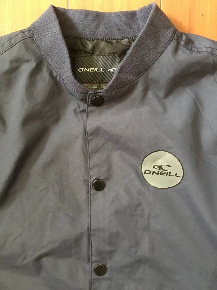 O'NEILL BOYS WINDBREAKER ROSTER FRANCHISE JACKET BUTTON DOWN BREATHABLE GREY A29 - Image 3 of 3