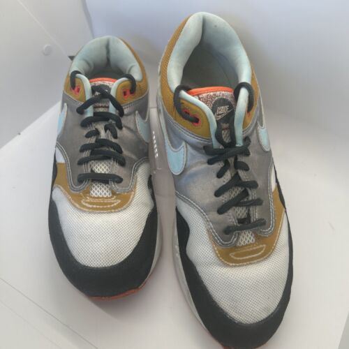 Nike Mens Air Max 1 CZ8138-100 White Casual Shoes Sneakers Size 9 Graffiti 2020 - Picture 2 of 12