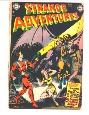 STRANGE ADVENTURES  18 - Golden Age-  1952 - Captain Comet -  G/VG