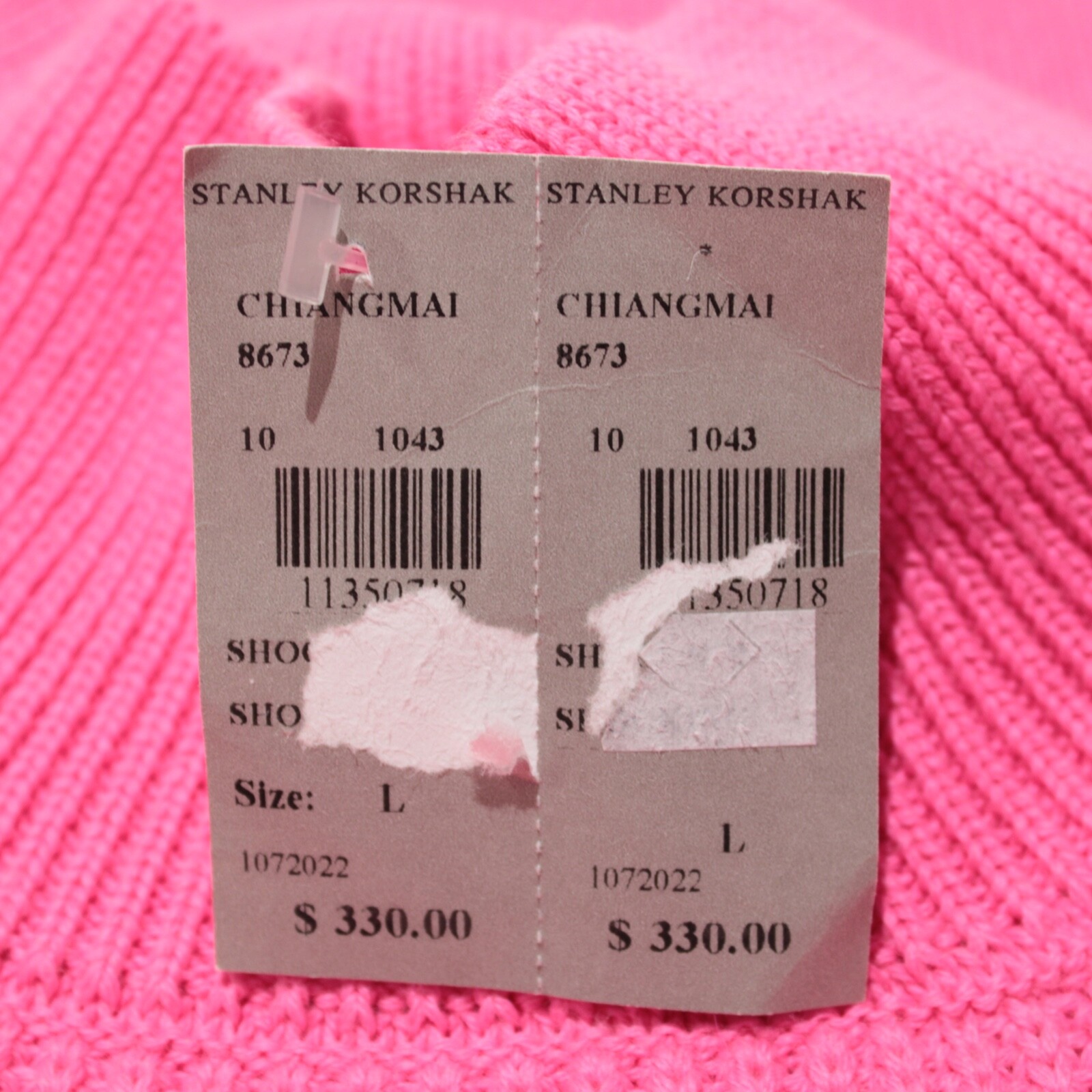 Essentiel Antwerp NWT Chiangmai Rib Jumper Sweater Size L US In Pink Wool Blend image 5