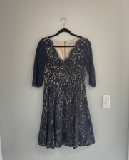 Eliza J blue Lace Cocktail Dress size 8