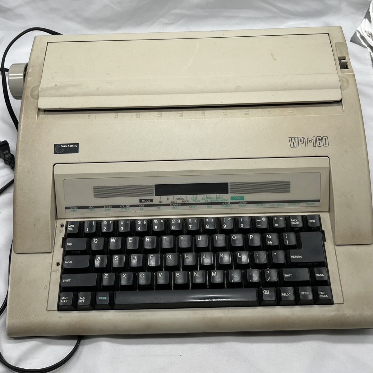 【未使用品】NAKAJIMA タイプライター wpt-160 wpt-160 Wakajima Typewriter | eBay