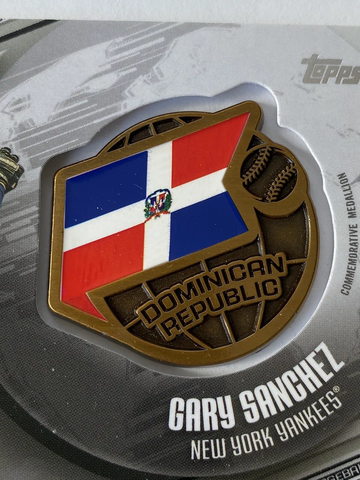 2020 Topps Gary Sanchez /149 Black Global Game Medallion Baltimore Orioles🔥🔥🔥 - Image 3 of 4