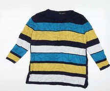 JUST ELEGANCE Womens Crew Neck Viscose Blend Jumper Siz