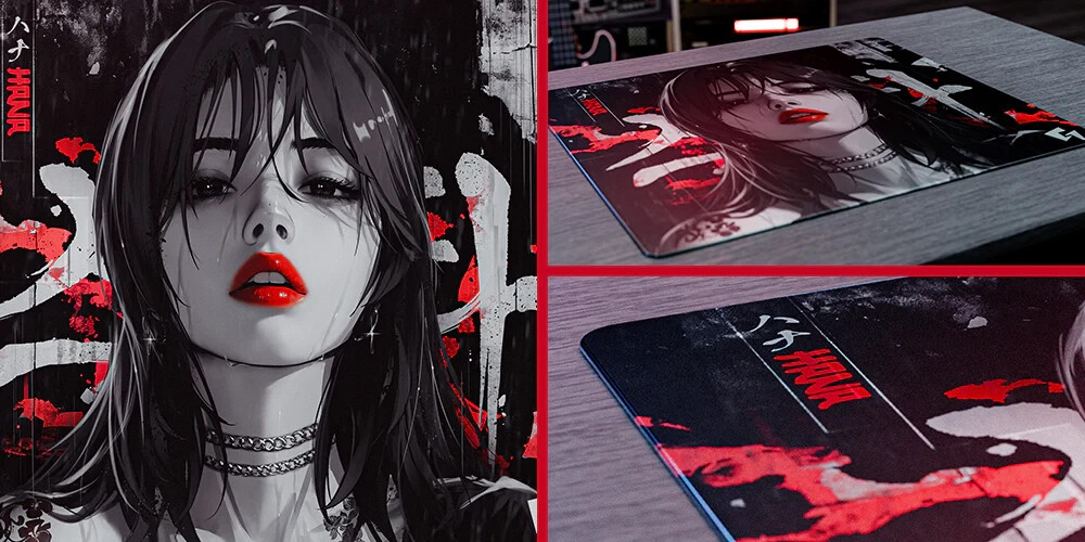 GLSSWRKS Hana Premium Glass Mousepad International Edition