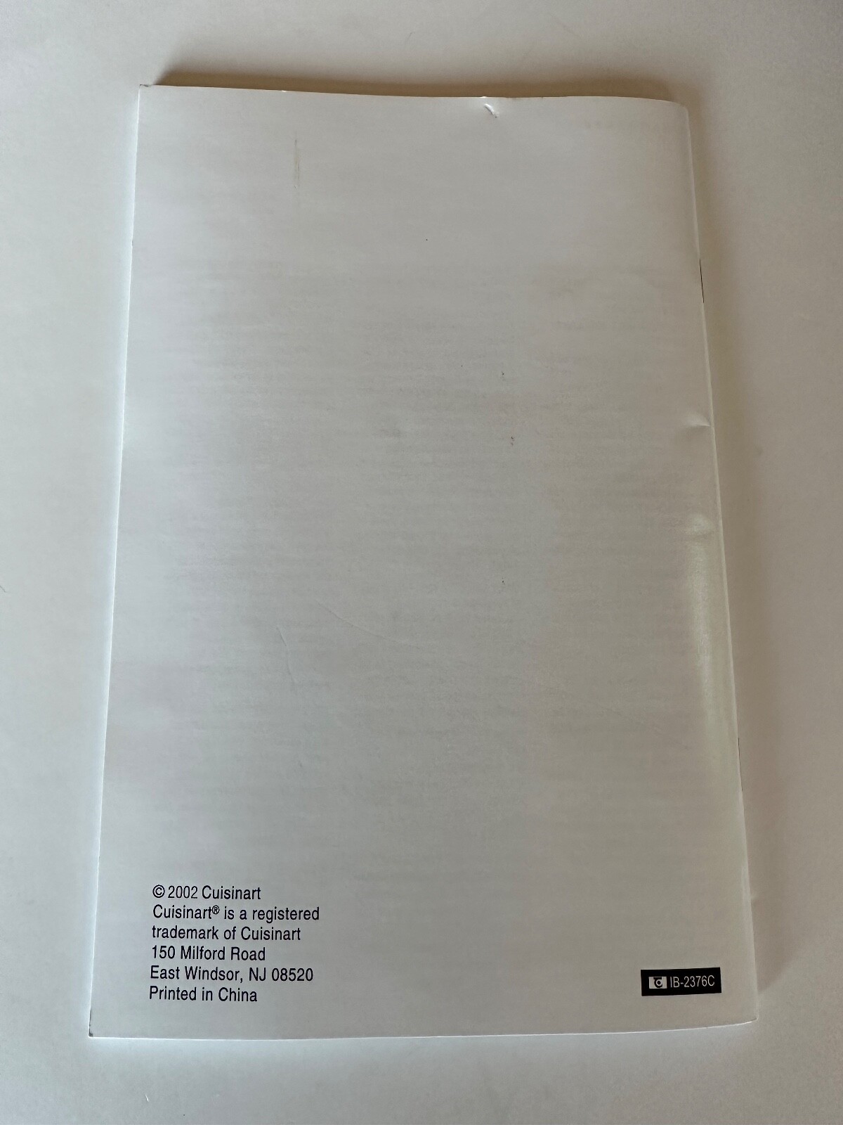 Cuisinart Owners Manual Pro Classic Food Processor Recipe Cook Book