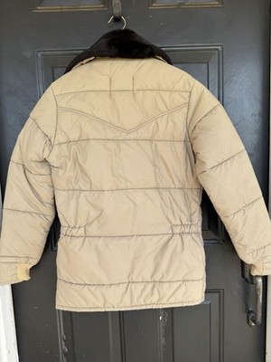 Walls Blizzard Pruf jacket Insulated Brown Puffer 1970s Double