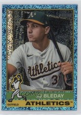 2025 Heritage High Number SP Chrome Light Blue Sparkle Refractor JJ Bleday 1i5e