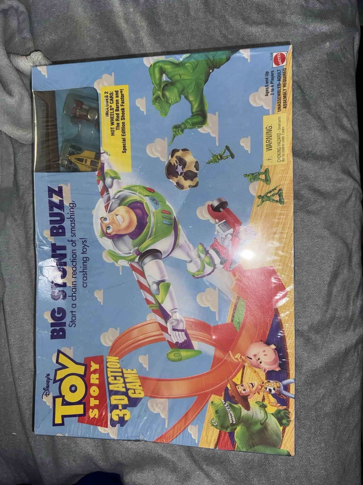Vintage Disney's Toy Story Big Stunt Buzz 3-D Action Game Mattel 1998
