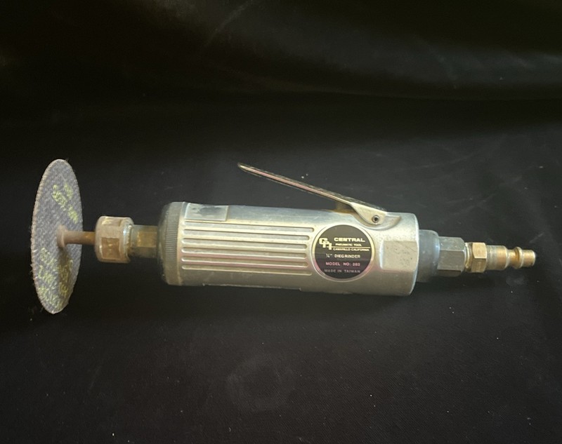 Central Pneumatic Model 282 Die Grinder 1/4" Vintage