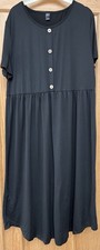 Emery Rose Ladies Black Midi Dress. Stretch Shirt Sleeve Worn Once. 3XL